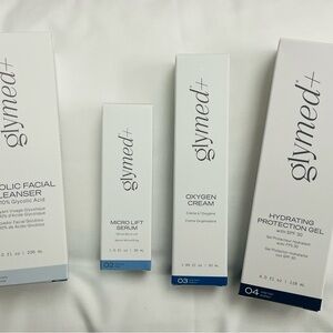 Skincare Set Glymed Plus Glycolic Facial cleanser, Micro Lift Serum…